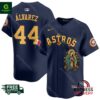 Astros Mexico Guadalupe Yordan Alvarez Vapor Premier Navy Jersey