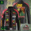 Bob Marley Love The Life You Live Block Leather Jacket