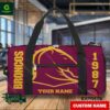 Brisbane Broncos NRL Personalized Gym Bag