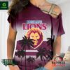 Brisbane Lions AFL Personalized Cross Shoulder Strap Shirt