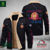 Brisbane Lions AFL Personalized Fleece Leather Jacket