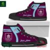 Burnley F.C Personalzied High Top Canvas Shoes