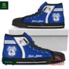 Cardiff City Personalzied High Top Canvas Shoes