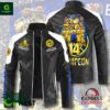 Club America 14 Campeones Block Leather Jacket