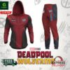 Detroit Lions NFL Mix Deadpool Custom Name Hoodie Jogger