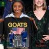 GOATS Simone Biles Katie Ledecky Most Olympic Gold Medals Shirt