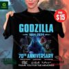 Godzilla 1954 2024 70th Anniversary Thank you for the memories shirt