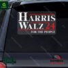 Harris Walz 24 for the people car decal