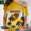 Hawthorn Hawks AFL Personalized Cross Shoulder Strap Shirt