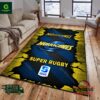 Hurricanes Super Rugby Rug Carpet