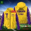 LSU Tigers NCAA Personalized Windbreaker Outdoor Jacket