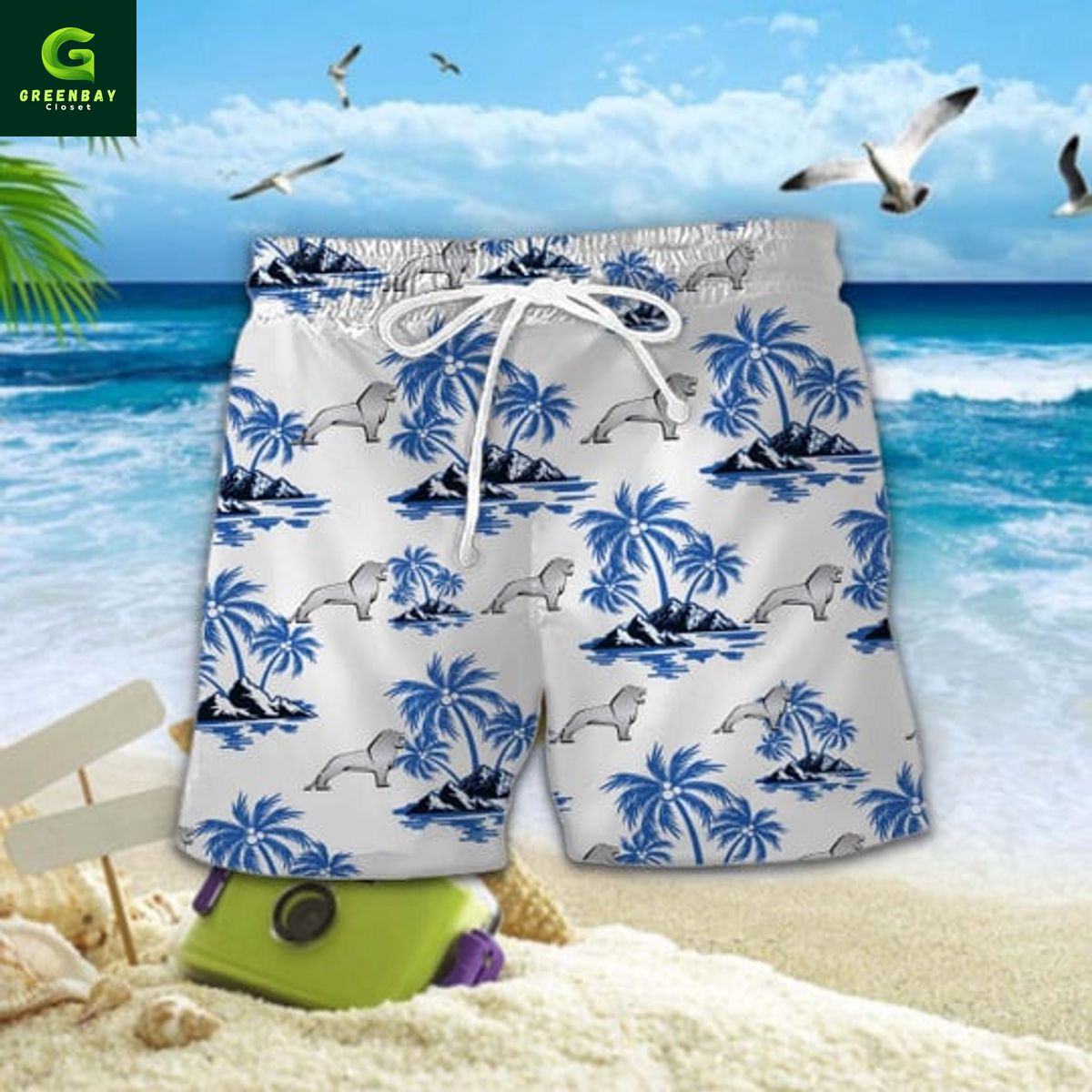 MAN Truck Tropical Hawaiian Shirt And Short MAN Truck Tropical Hawaiian Shirt And Short