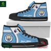 Manchester City F.C Personalzied High Top Canvas Shoes
