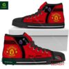 Manchester United Personalzied High Top Canvas Shoes