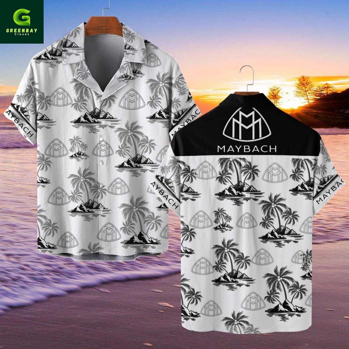 Maybach Tropical Hawaiian Shirt And Short Maybach Tropical Hawaiian Shirt And Short