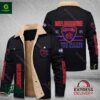Melbourne Football Club AFL Personalized Fleece Leather Jacket