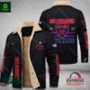 Melbourne Football Club AFL Personalized Fleece Leather Jacket