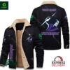 Melbourne Storm Personalized Fleece Leather Jacket