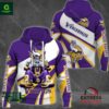 Minnesota Vikings Bugs Bunny Bugs Bunny Personalized 3D Hoodie
