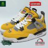 Minnesota Vikings NFL Personalized AJ4 Sneaker