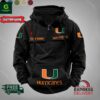 NCAA Miami Hurricanes Custom Name 2D Vintage Men Hoodie