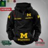 NCAA Michigan Wolverines Custom Name 2D Vintage Men Hoodie