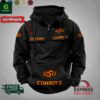 NCAA Oklahoma State Cowboys Custom Name 2D Vintage Men Hoodie