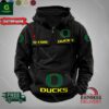 NCAA Oregon Ducks Custom Name 2D Vintage Men Hoodie