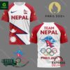 Nepal Team Paris 2024 Nike 3d Shirt