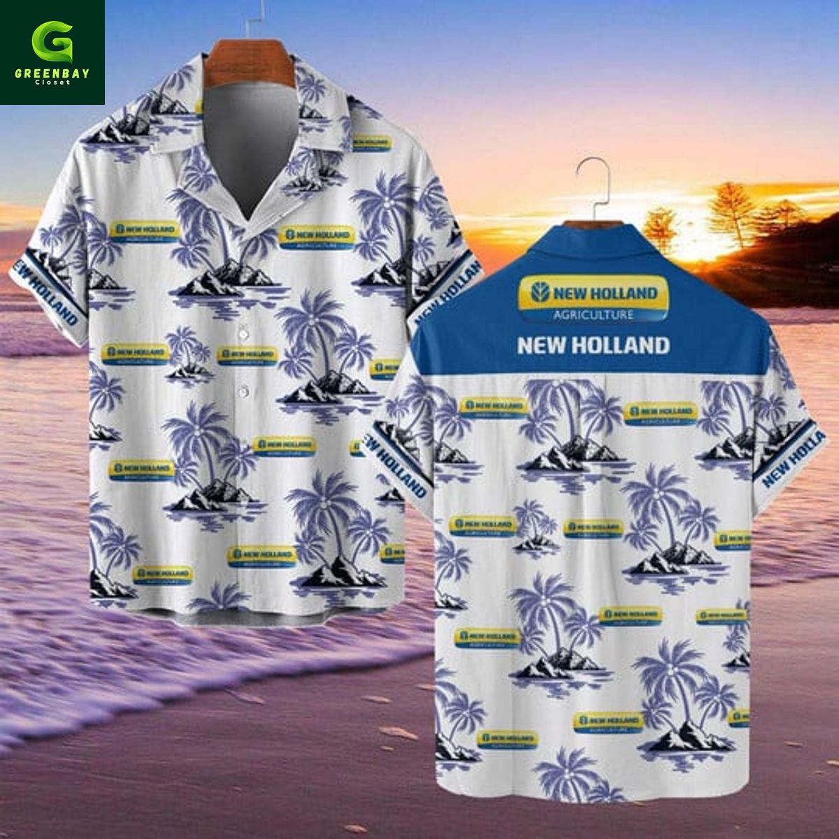 New Holland Tropical Hawaiian Shirt And Short New Holland Tropical Hawaiian Shirt And Short