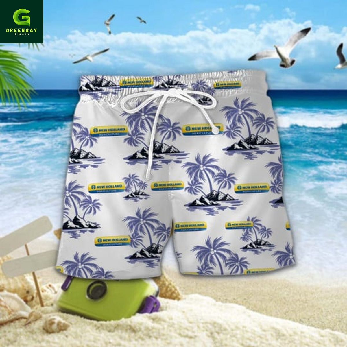 New Holland Tropical Hawaiian Shirt And Short New Holland Tropical Hawaiian Shirt And Short