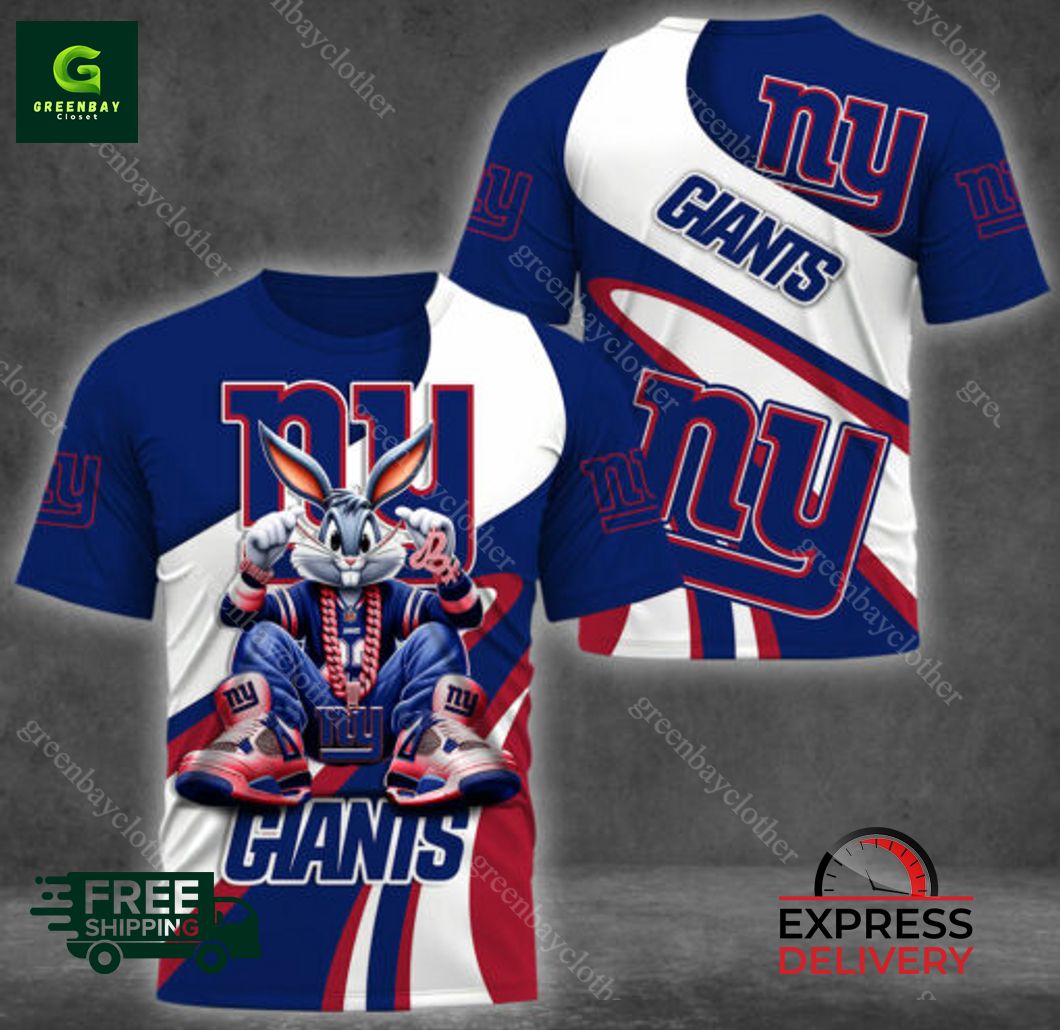 New York Giants Bugs Bunny Bugs Bunny Personalized 3D Hoodie New York Giants Bugs Bunny Bugs Bunny Personalized 3D Hoodie
