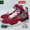 New York Giants NFL Personalized AJ4 Sneaker