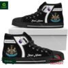 Newcastle United F.C Personalzied High Top Canvas Shoes