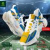 NFL Los Angeles Chargers Custom Name Air Cushion Running Shoes