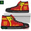 Nordsjaelland Personalized High Top Canvas Shoes