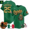 Orioles Mexico Guadalupe Anthony Santander Vapor Premier Green Jersey