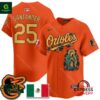Orioles Mexico Guadalupe Anthony Santander Vapor Premier Orange Jersey