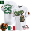 Orioles Mexico Guadalupe Anthony Santander Vapor Premier White Jersey