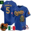 Orioles Mexico Guadalupe Brooks Robinson Vapor Premier Royal Jersey