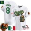 Orioles Mexico Guadalupe Cal Ripken Vapor Premier White Jersey