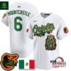 Orioles Mexico Guadalupe Ryan Mountcastle Vapor Premier White Jersey