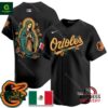 Orioles Mexico Guadalupe Vapor Premier Black Jersey