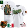 Orioles Mexico Guadalupe Vapor Premier White Jersey