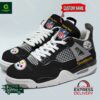 Pittsburgh Steelers NFL Personalized AJ4 Sneaker