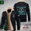Port Adelaide Power AFL Personalized Fleece Leather Jacket