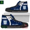 Preston North End Personalzied High Top Canvas Shoes