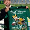 Real Women Love Football Smart Women Love The Packers Mickey Shirt