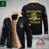 Richmond Tigers AFL Personalized Fleece Leather Jacket