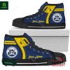 Sonderjyske Personalized High Top Canvas Shoes